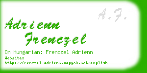 adrienn frenczel business card